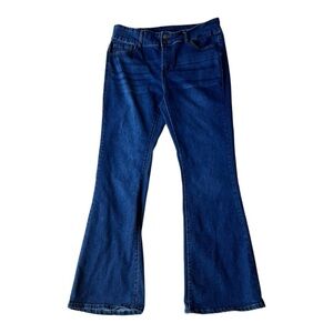 Haute Curve Classic Blue Flared Women's Jeans Size 16